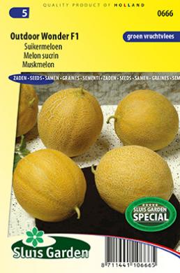 Meloen Outdoor Wonder F1 (Cucumis melo) 8 zaden